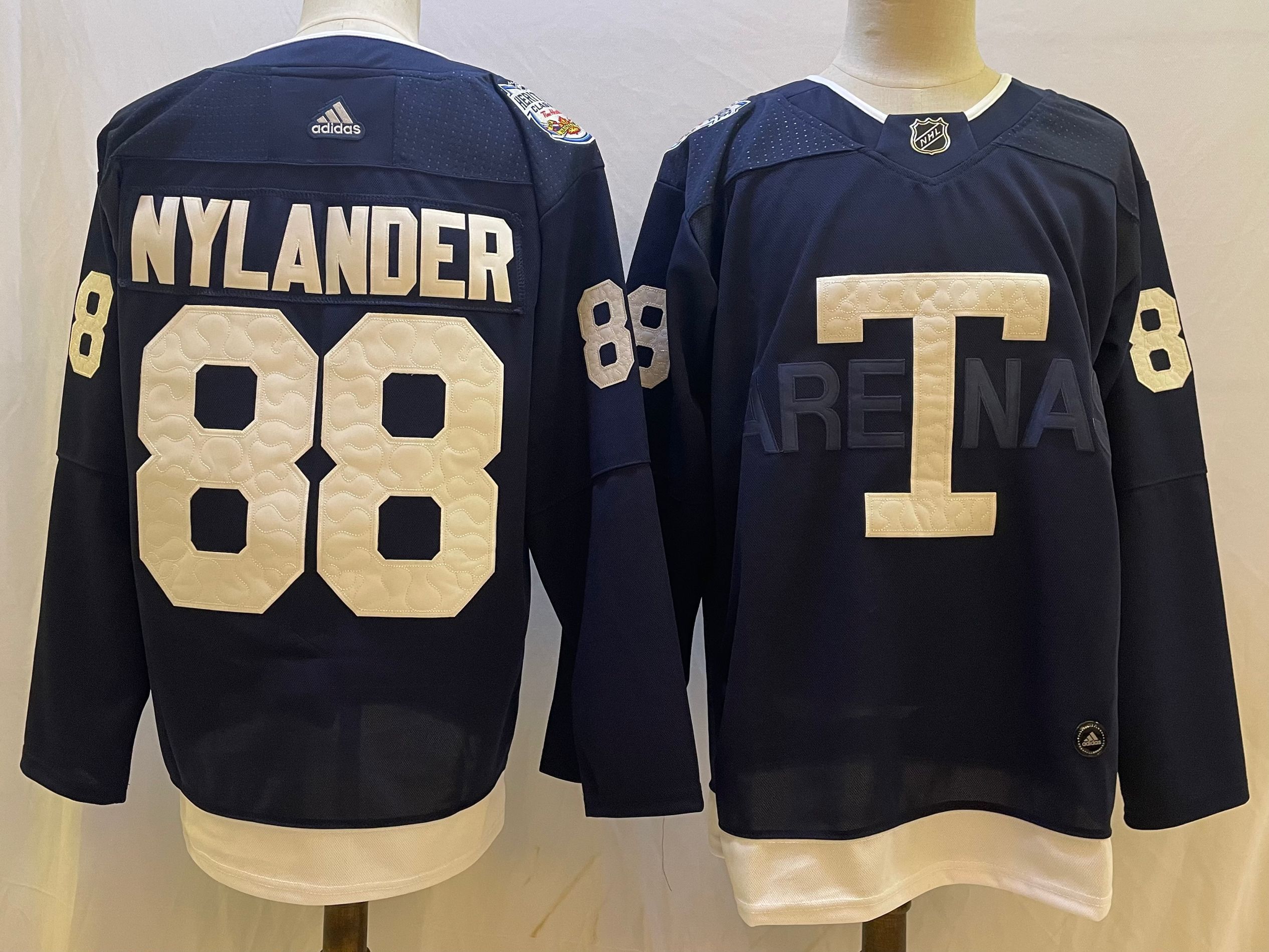Men Toronto Maple Leafs #88 Nylander Blue Classic Edition 2022 Adidas NHL Jersey